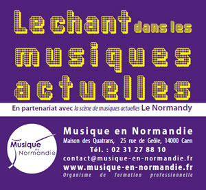 Formation chant musiques actuelles