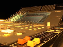 La console du studio du Normandy